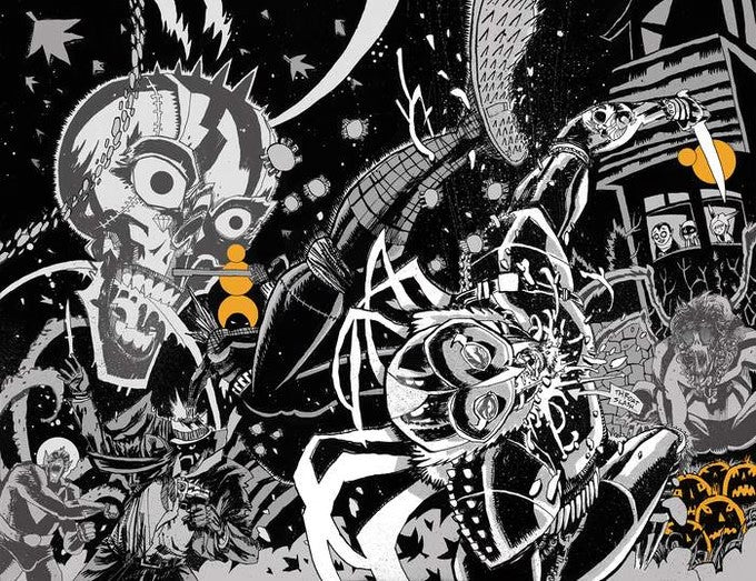 Defective Comics Presents Arachnid Enforcer #1 by Jim Mahfood Mahfood Cover