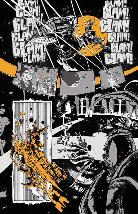 Defective Comics Presents Arachnid Enforcer #1 by Jim Mahfood Skottie Young Cover