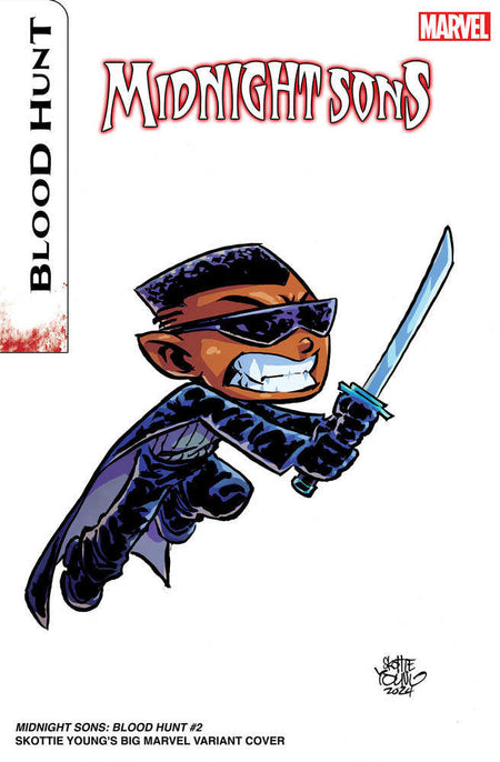 Midnight Sons: Blood Hunt #2 Skottie Young's Big Marvel Variant - NM Near Mint