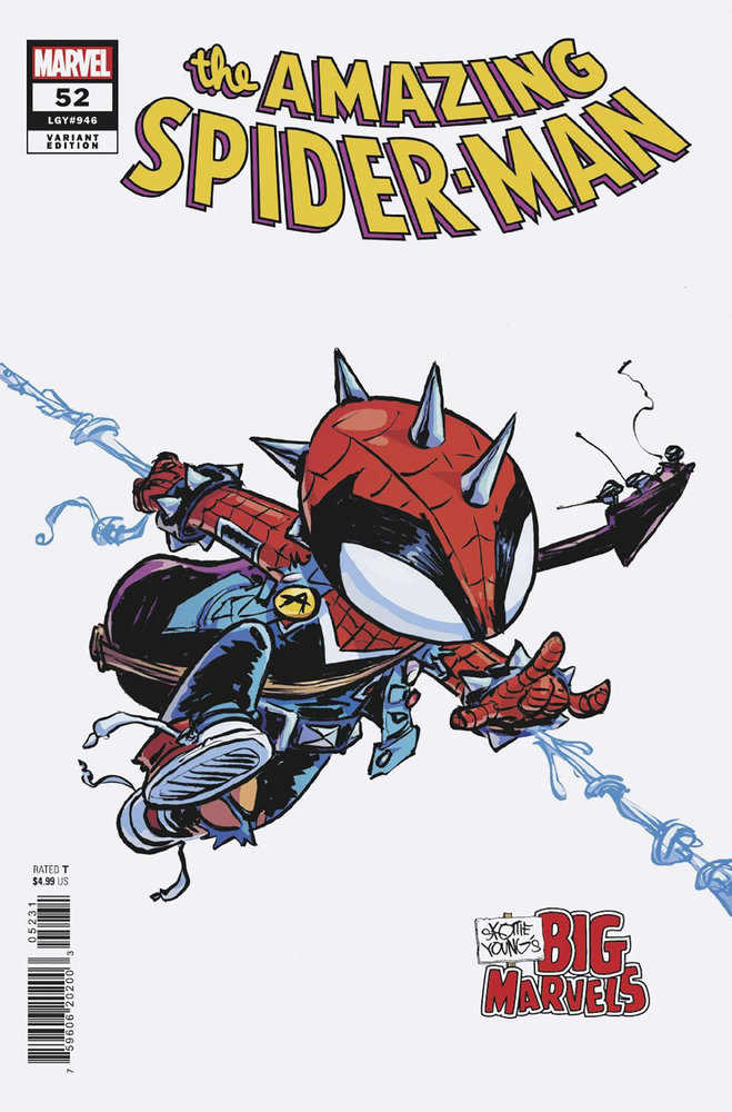 Amazing Spider-Man #52 Skottie Young's Big Marvel Variant - NM Near Mint