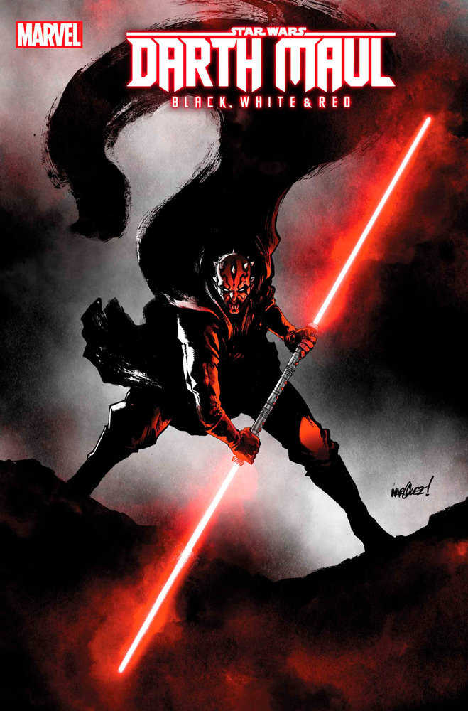 Star Wars: Darth Maul - Black, White & Red #3 David Marquez 1:25 Ratio Variant