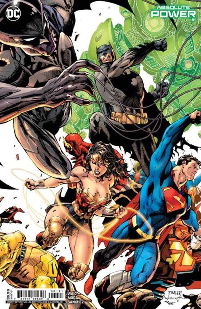 Absolute Power #1 CVR B Jim Lee Card Stock Variant - NM Near Mint (Of 4)
