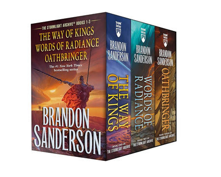 Stormlight Archive MM Boxed Set I, Books 1-3: The Way of Kings, Words of Radiance, Oathbringer SEALED BOX SET
