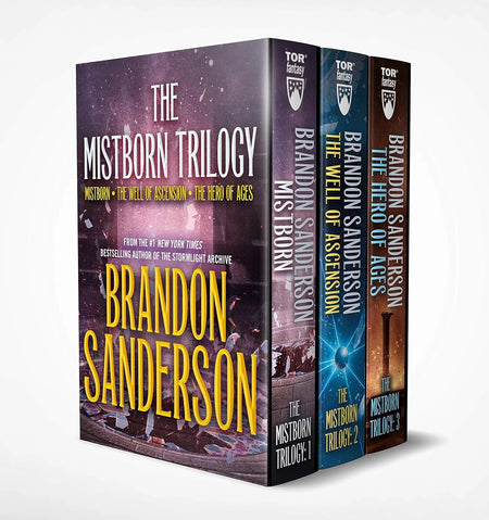 Mistborn Boxed Set I: The Well of Ascension, Hero of Ages SEALED BOX SET