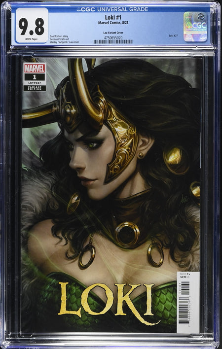 CGC 9.8 Loki #1 Artgerm Variant