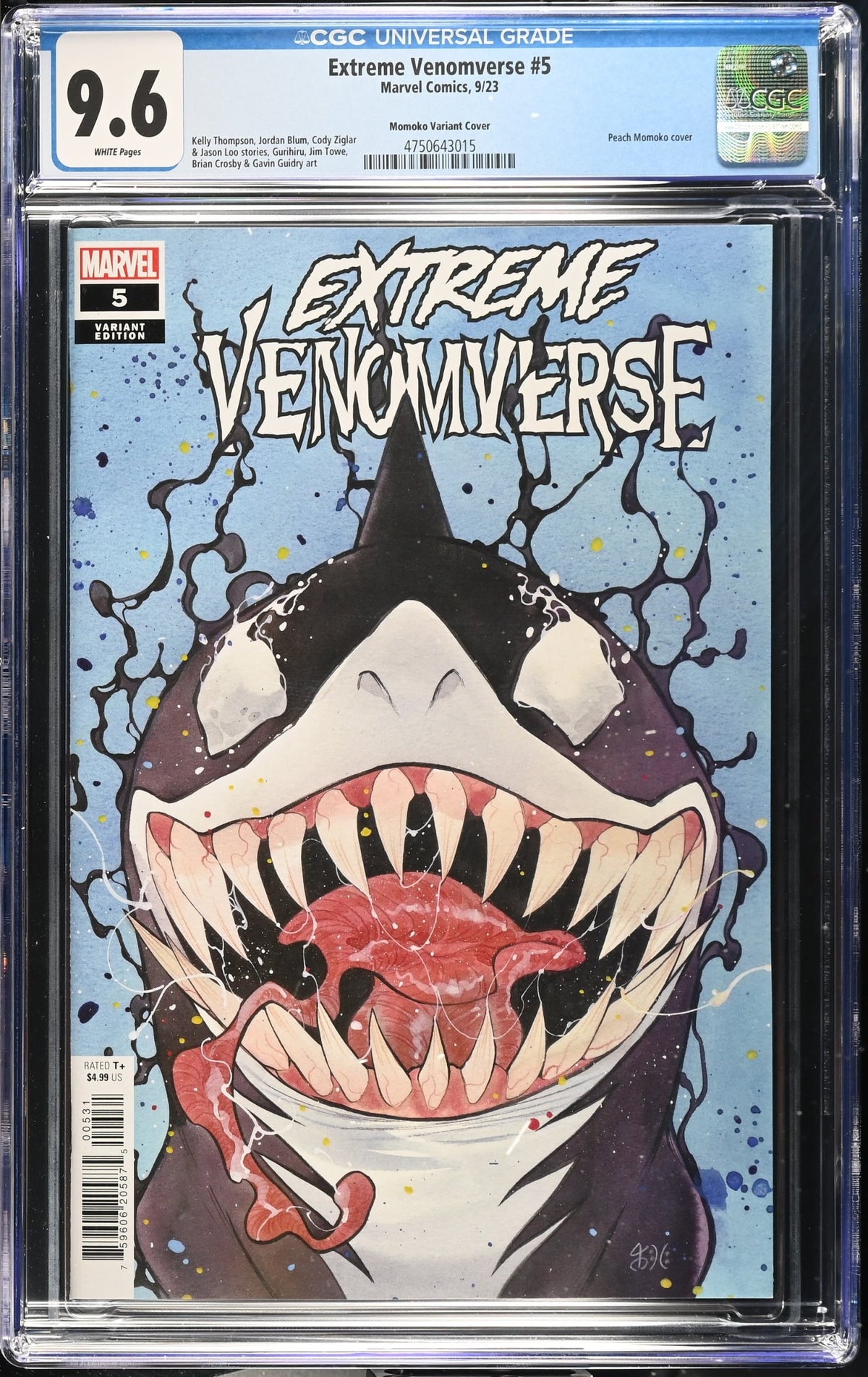 CGC 9.6 Extreme Venomverse #5 Peach Momoko Variant