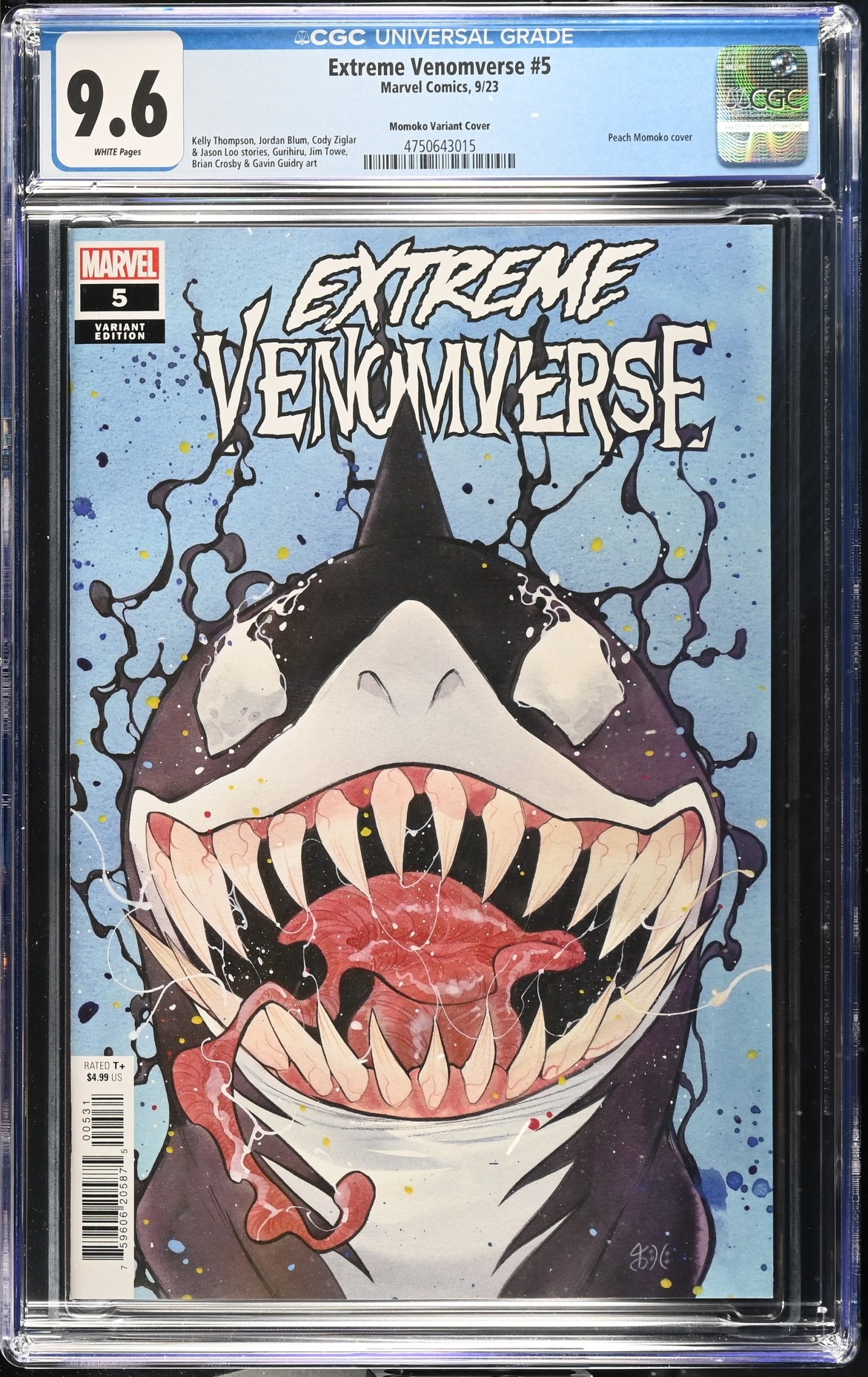 CGC 9.6 Extreme Venomverse #5 Peach Momoko Variant