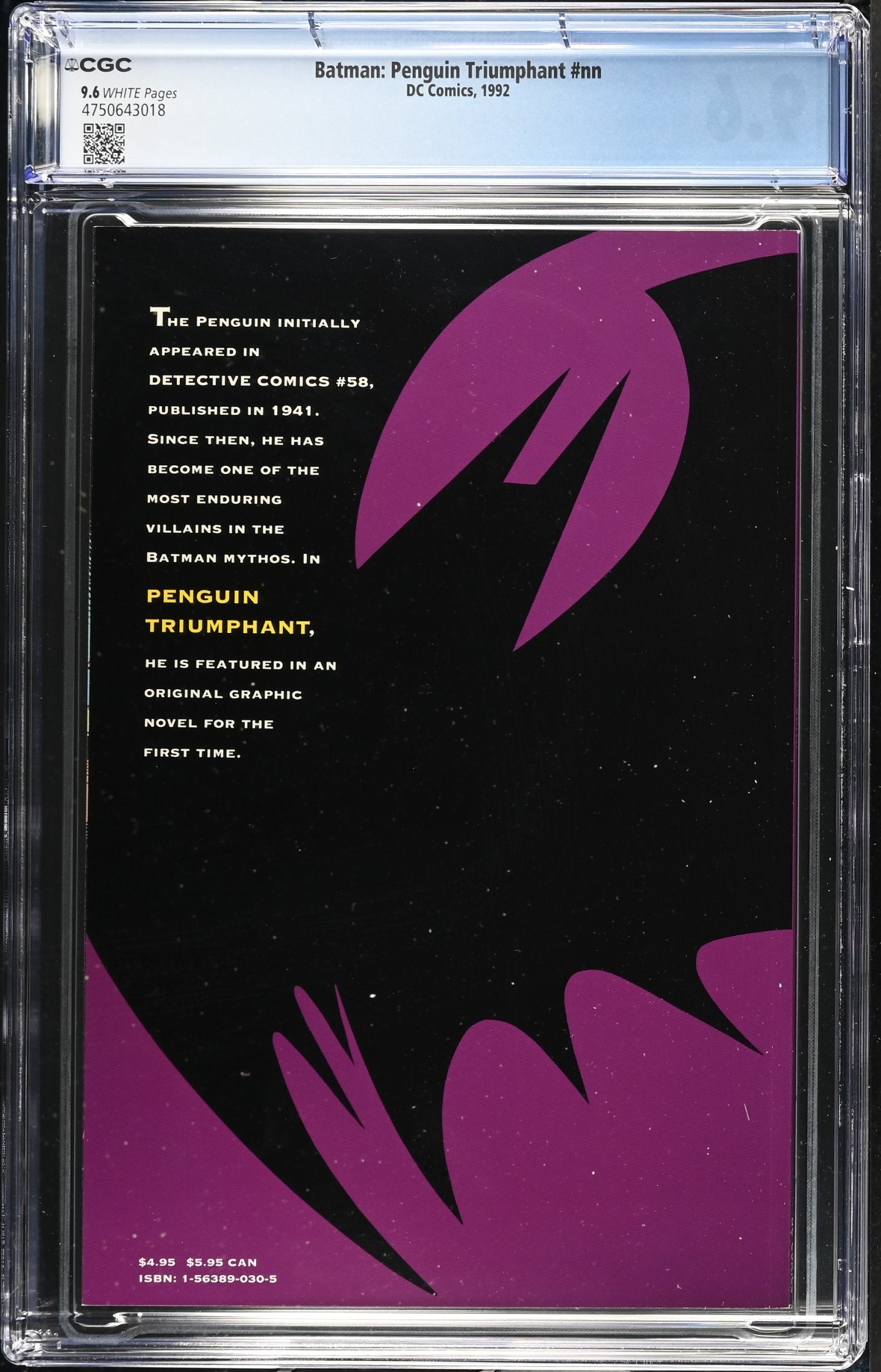 CGC 9.6 Batman Penguin Triumphant #nn 1992 Prism foil logo