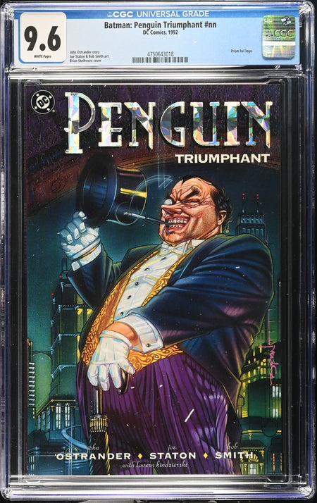 CGC 9.6 Batman Penguin Triumphant #nn 1992 Prism foil logo