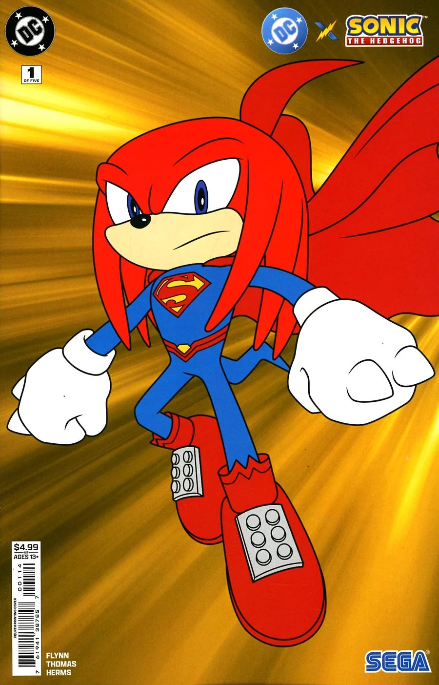 DC X Sonic the Hedgehog #1 4th Print 07/16/25 (Of 5)