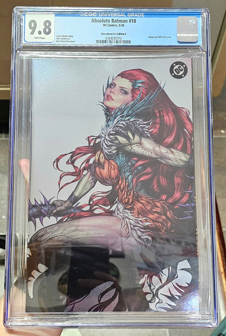 CGC 9.8 Absolute Batman #18 EOM Megacon Exclusive Virgin Foil - #4769282016