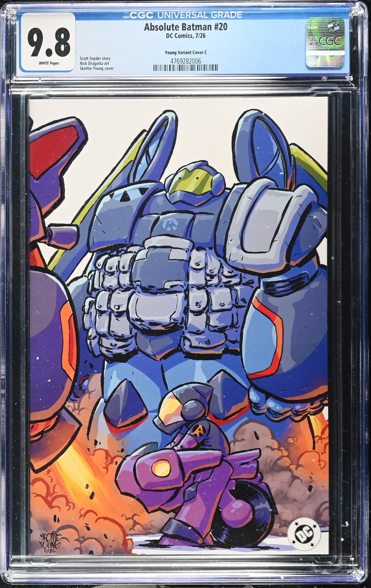 CGC 9.8 Absolute Batman #20 Skottie Young SET OF 3 Connecting Covers Limited print run of 3,000 sets