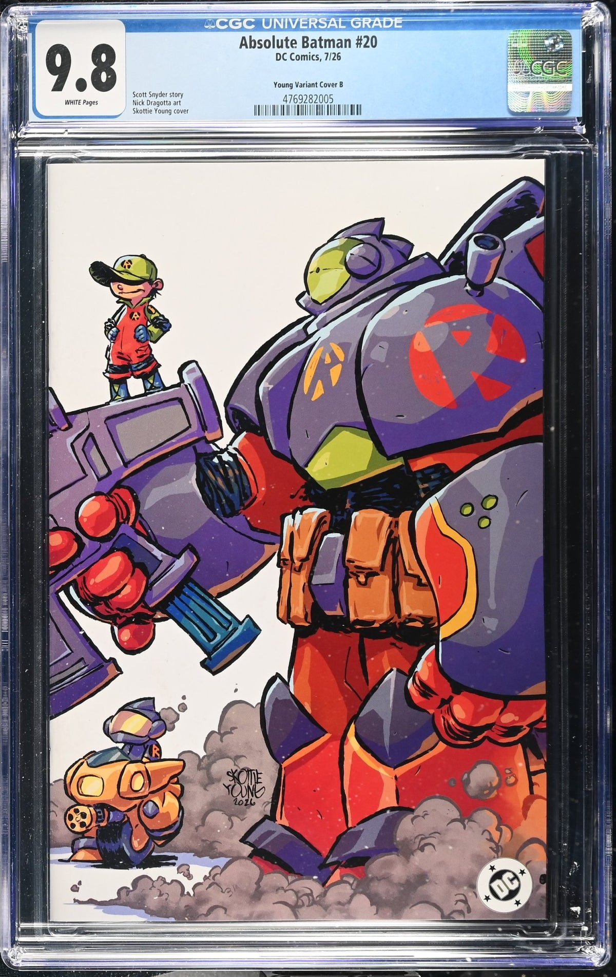 CGC 9.8 Absolute Batman #20 Skottie Young SET OF 3 Connecting Covers Limited print run of 3,000 sets