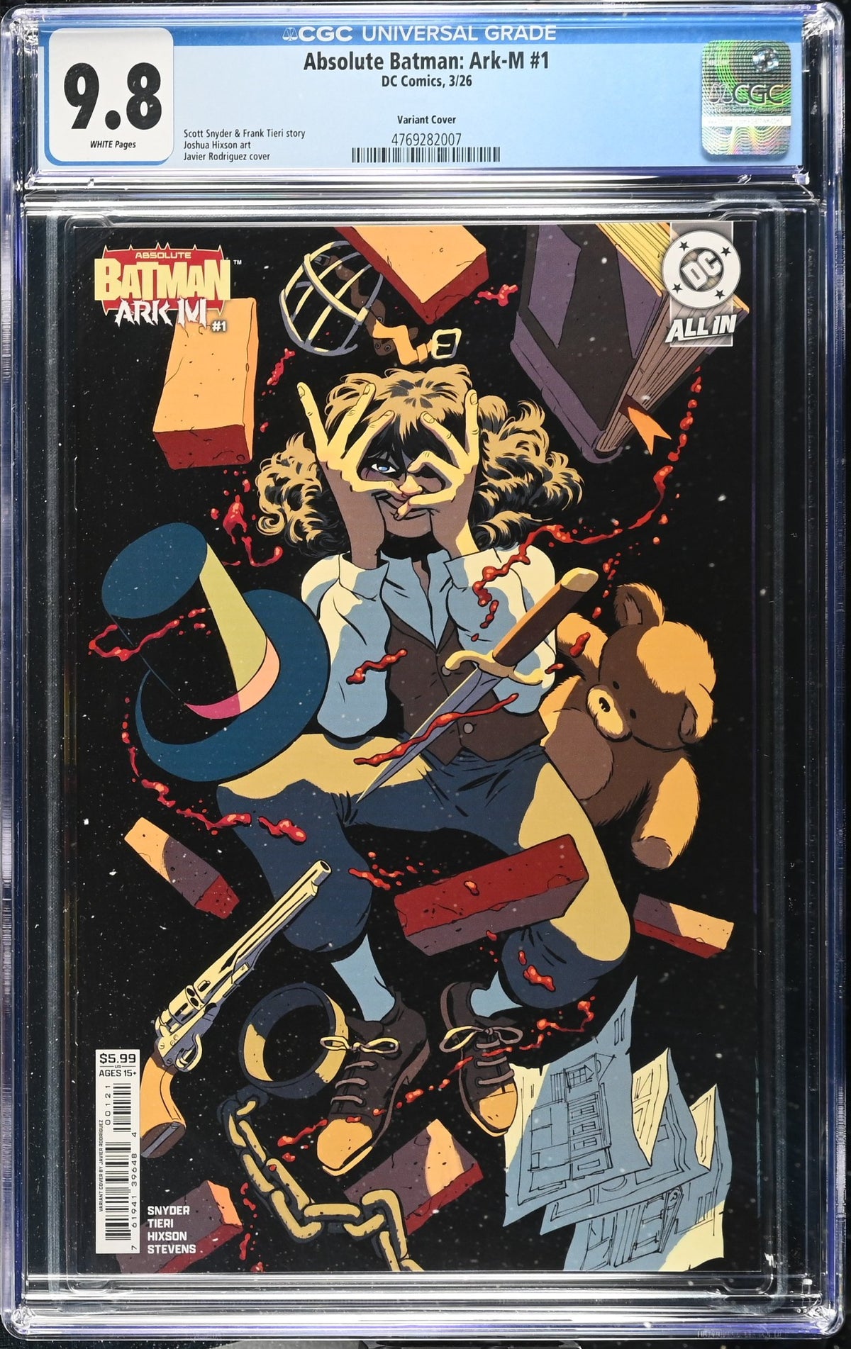 CGC 9.8 Absolute Batman Ark M Special #1 One Shot CVR B Javier Rodriguez Card Stock Variant