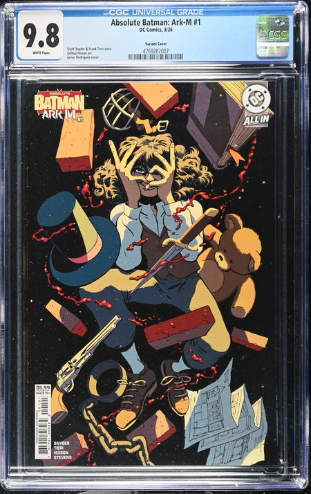 CGC 9.8 Absolute Batman Ark M Special #1 One Shot CVR B Javier Rodriguez Card Stock Variant