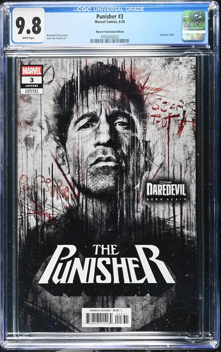 CGC 9.8 Punisher #3 Marvel Television Variant - 4769282022