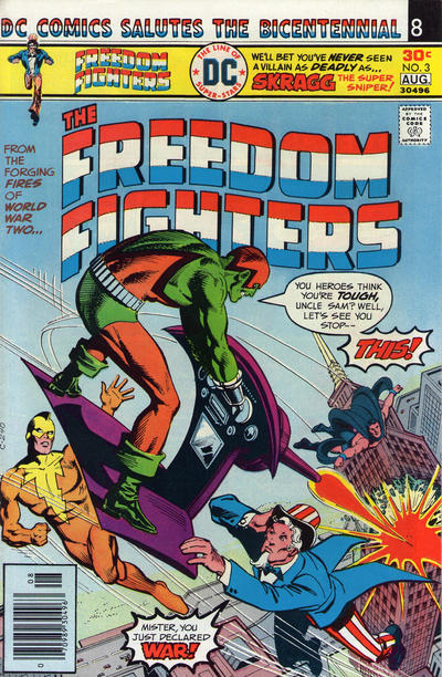Freedom Fighters 1976 #3 - mid-grade - $3.99