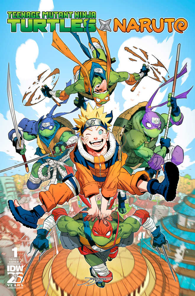 Teenage Mutant Ninja Turtles X Naruto #1 CVR A Jimenez