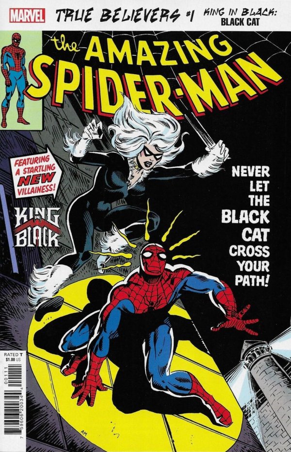 TRUE BELIEVERS KING IN BLACK BLACK CAT #1