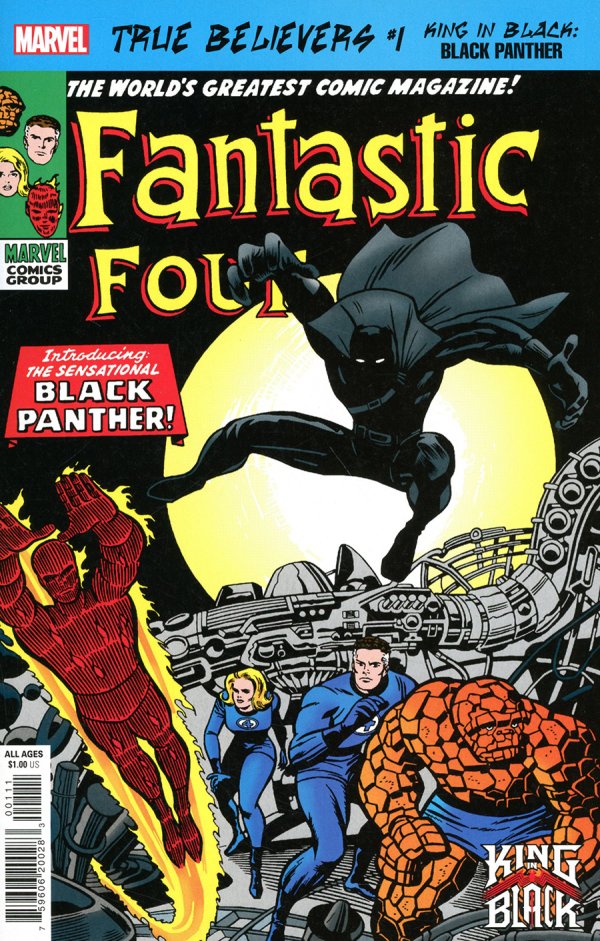TRUE BELIEVERS KING IN BLACK BLACK PANTHER #1
