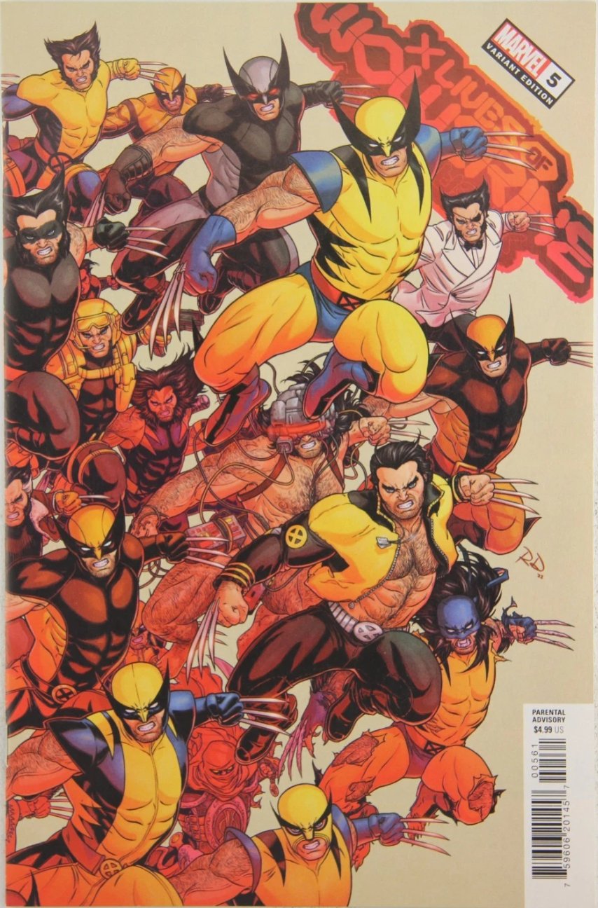 X LIVES OF WOLVERINE 5 DAUTERMAN VARIANT