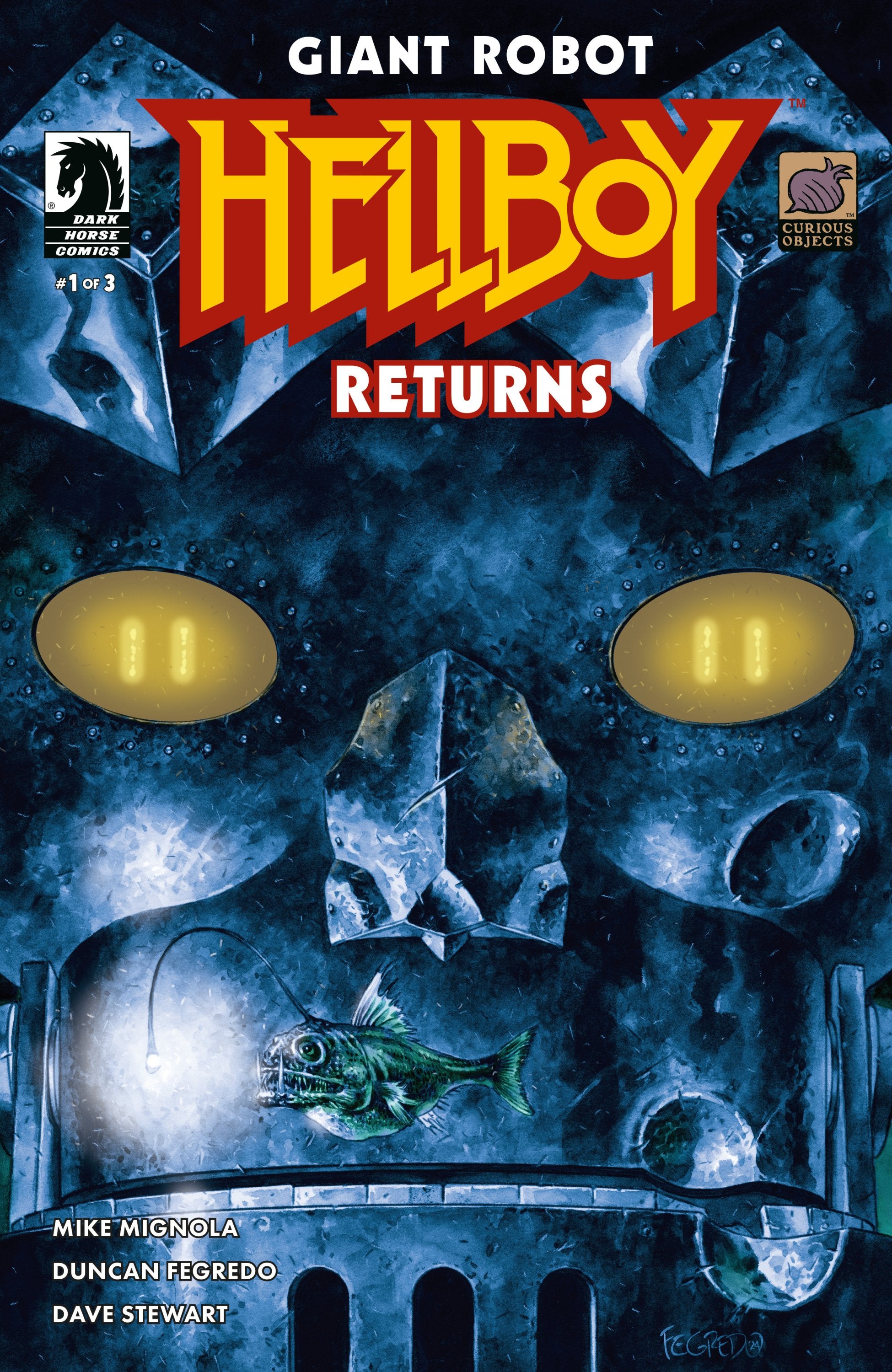 Giant Robot Hellboy Returns #1 CVR A Duncan Fegredo