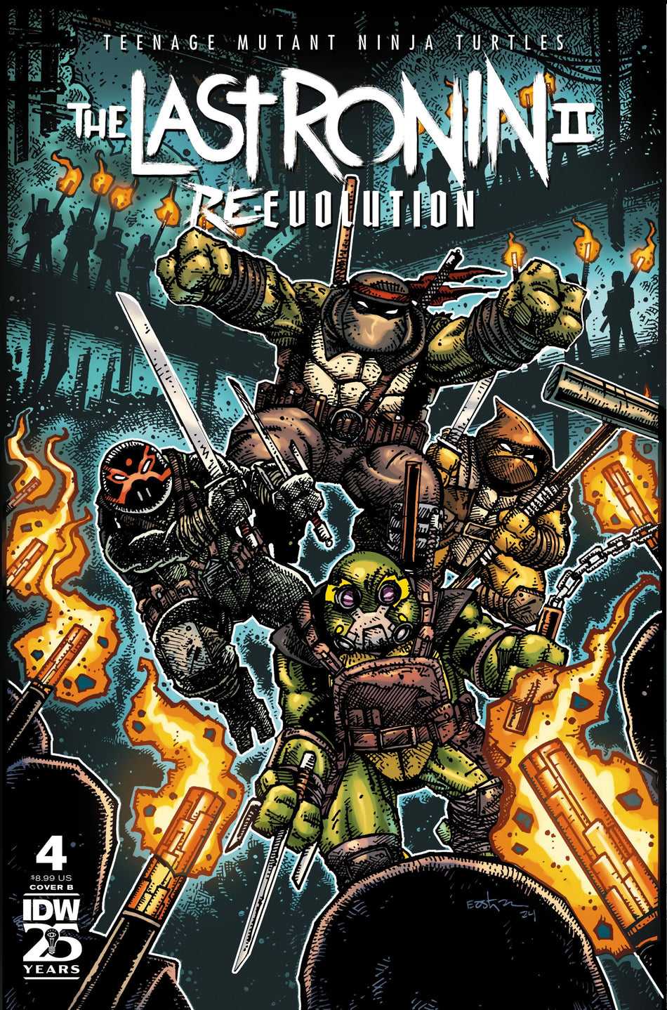Teenage Mutant Ninja Turtles: the Last Ronin II&mdash;Re-Evolution #4 Variant B Kevin Eastman