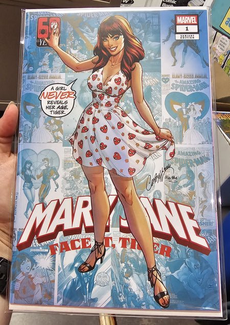Mary Jane Face It Tiger #1 JSC J Scott Campbell Exclusive Cover B Limited to only 3,000 Copies