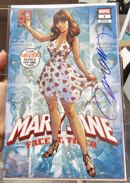 Mary Jane Face It Tiger #1 JSC J Scott Campbell Exclusive Cover B Limited to only 3,000 Copies SIGNED w/ COA