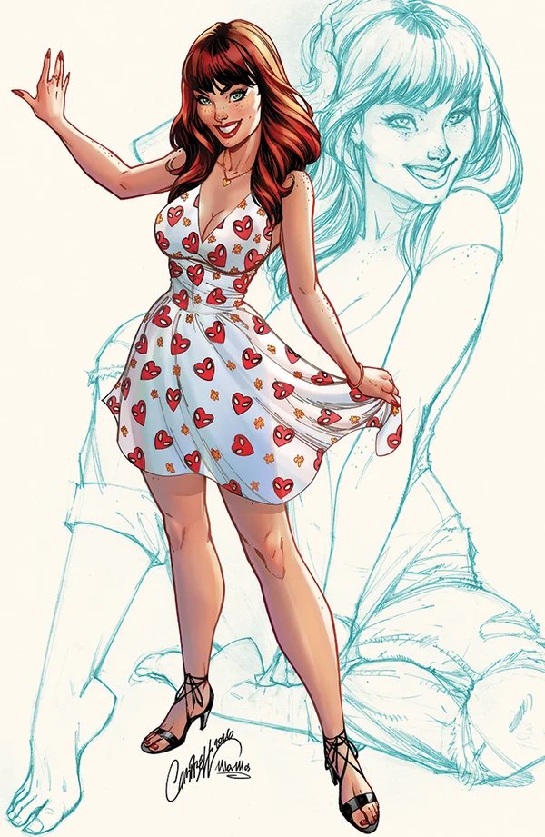Mary Jane Face It Tiger #1 JSC J Scott Campbell Exclusive Cover C Limited to only 1,250 Copies SIGNED w/ COA