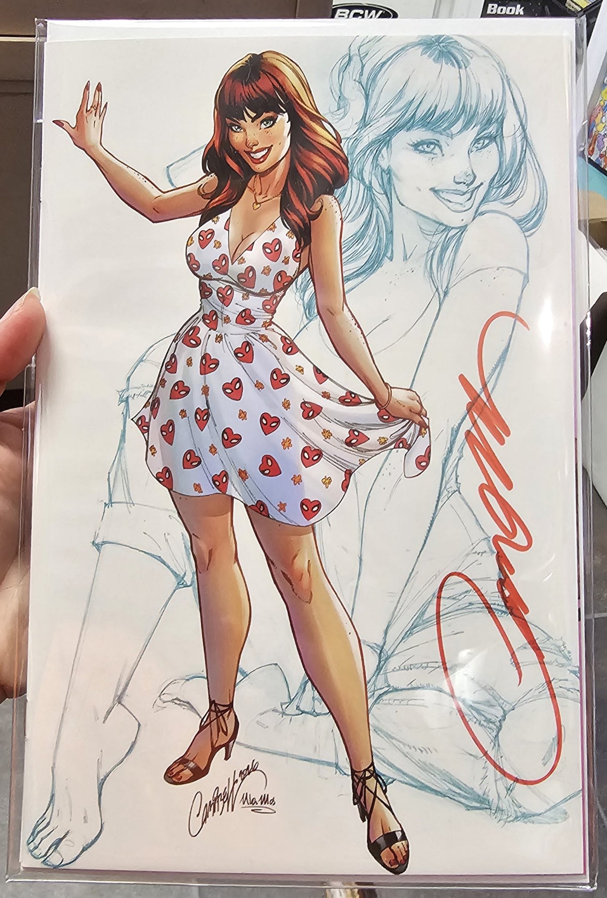 Mary Jane Face It Tiger #1 JSC J Scott Campbell Exclusive Cover C Limited to only 1,250 Copies SIGNED w/ COA