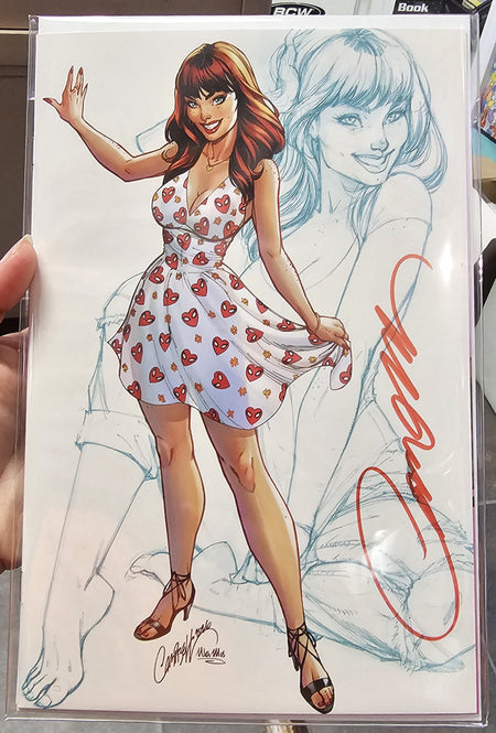 Mary Jane Face It Tiger #1 JSC J Scott Campbell Exclusive Cover C Limited to only 1,250 Copies SIGNED w/ COA
