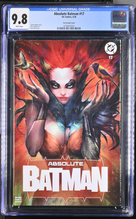 CGC 9.8 Absolute Batman #17 Ivan Tao Exclusive Limited 1st Absolute Poison Ivy - 4750655024