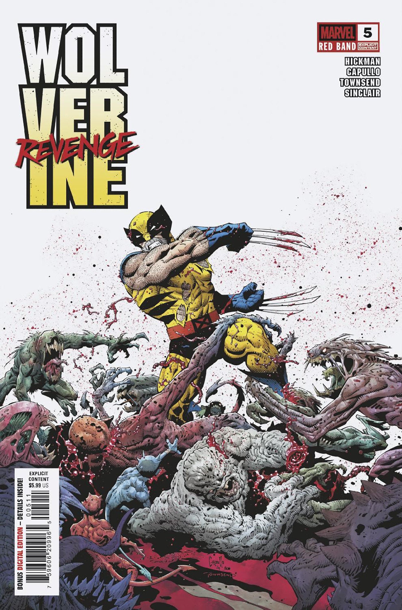Wolverine Revenge Red Band #5 Polybag 03/26/25 (Of 5)