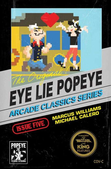 Eye Lie Popeye #5 CVR C Michael Calero Video Game Homage Variant 07/16/25 (Of 5)