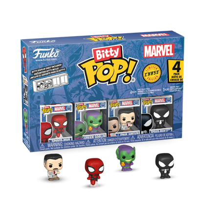 Bitty Pop! Spider-Man 4-Pack Series 1