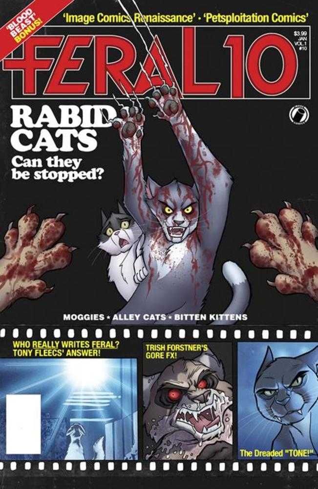 Feral #10 CVR B Tony Fleecs & Trish Forstner Homage Variant