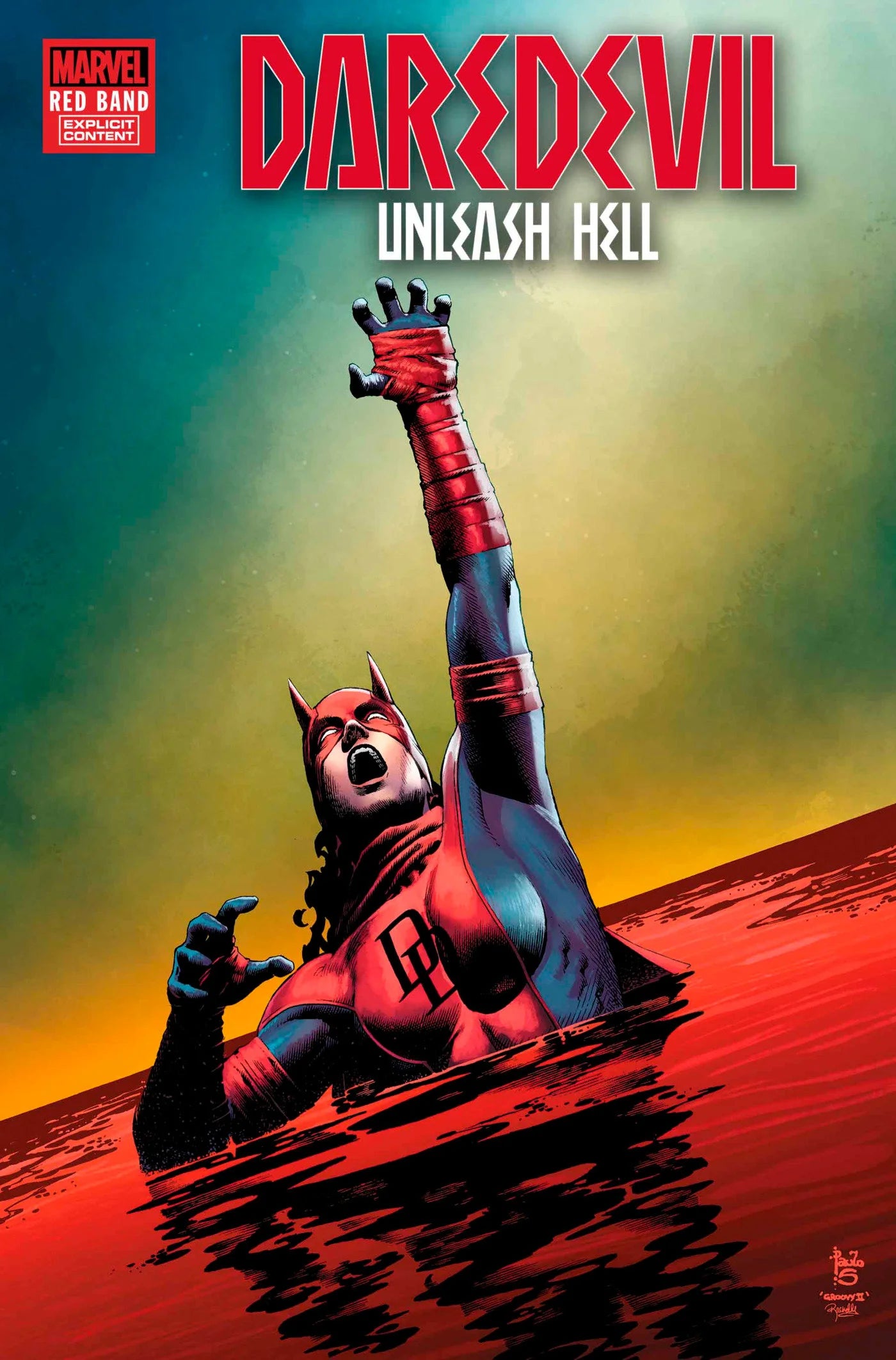 Daredevil Unleash Hell Red Band #2 Polybag (Of 5)