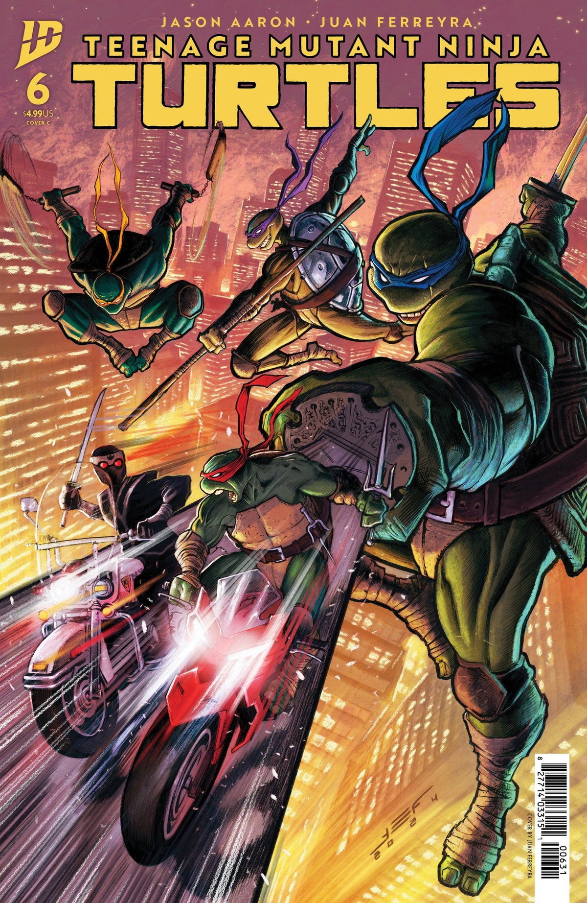 Teenage Mutant Ninja Turtles #6 Variant C Ferreyra