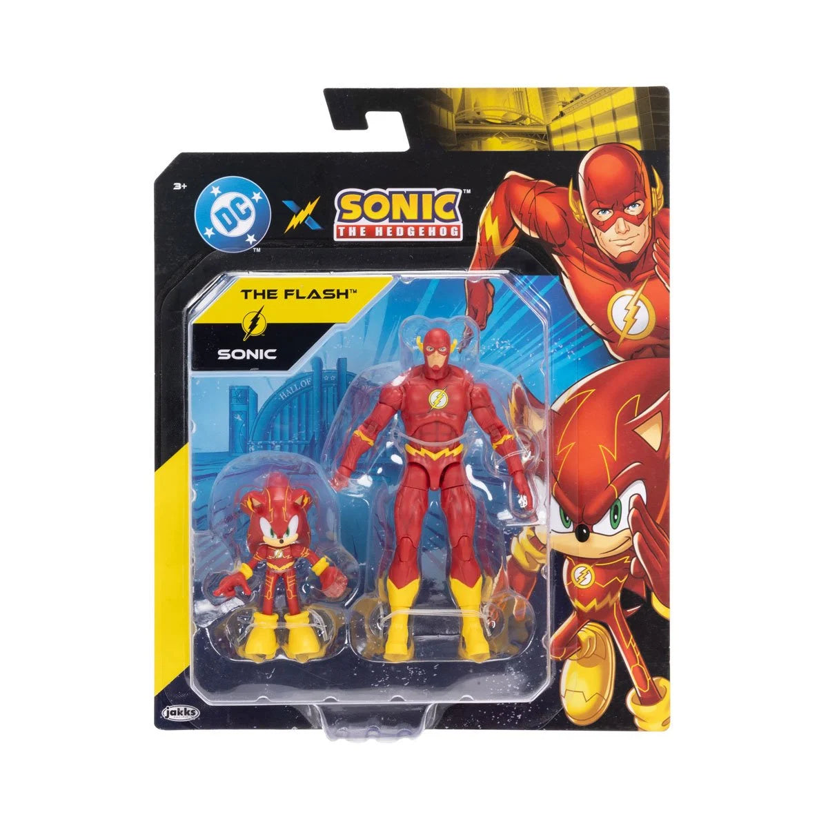 DC x Sonic the Hedgehog Action Figure The Flash and Sonic