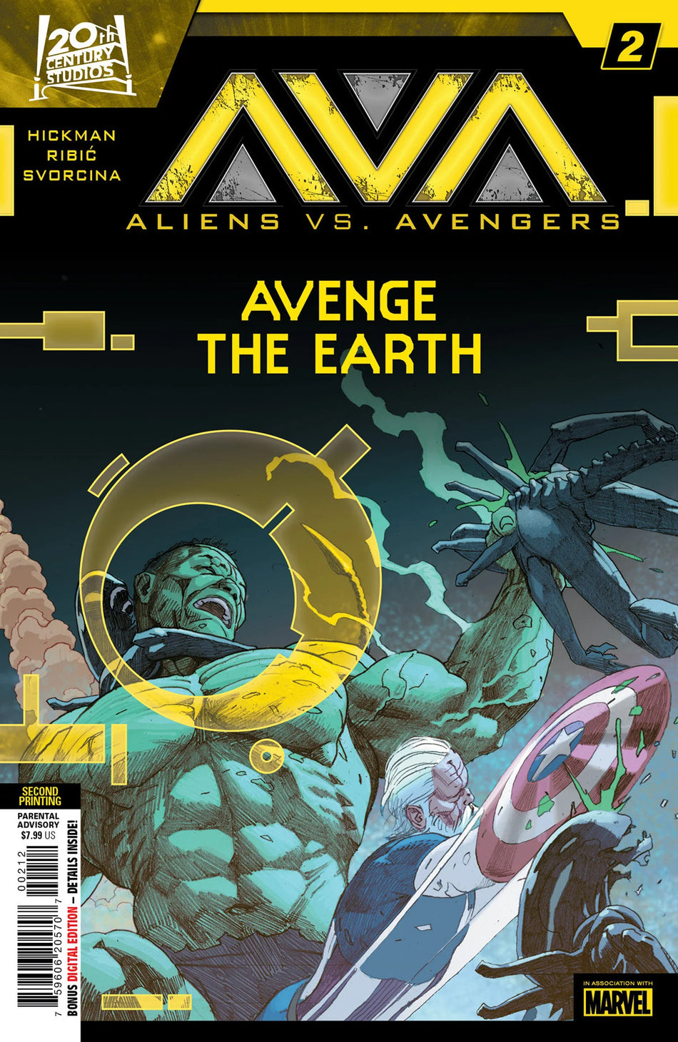 Aliens vs Avengers #2 Esad Ribic 2nd Print Variant