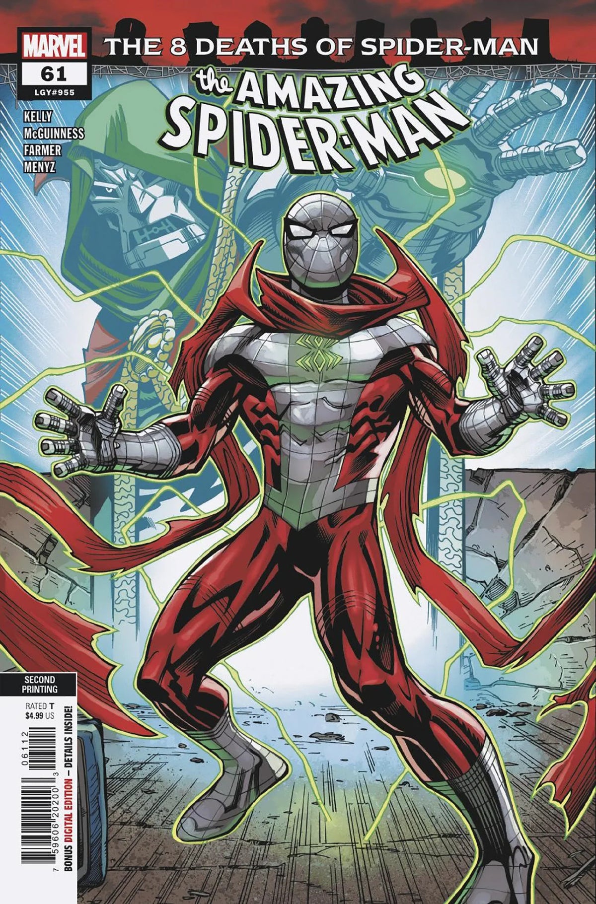 Amazing Spider-Man #61 2nd Print Edition Mcguinness Variant