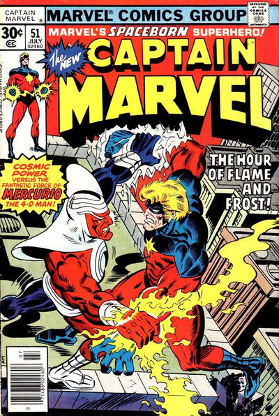 Captain Marvel 1968 #51 30¢ - low grade - $3.99
