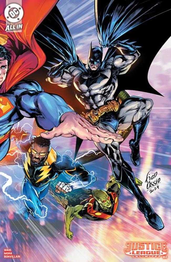 Justice League Unlimited #4 CVR F 1:25 Fico Ossio Wraparound Card Stock Variant