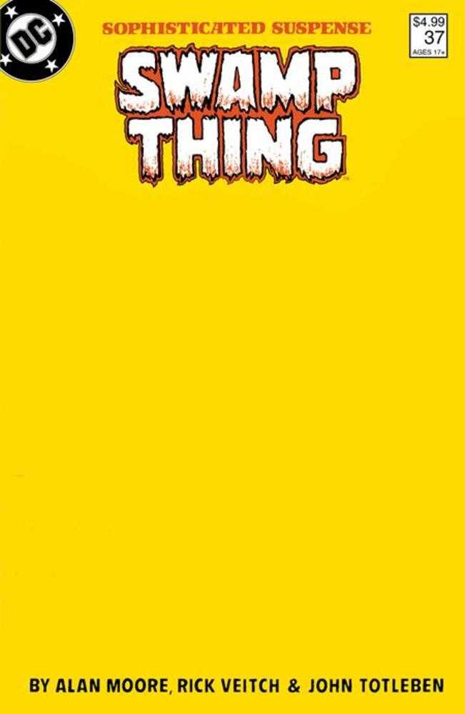 Saga of the Swamp Thing #37 Facsimile Edition CVR E Blank Card Stock Variant Mature