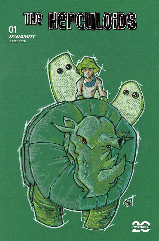 Herculoids #1 CVR L 1:10 Variant Edition Rousseau Pastel Art Original