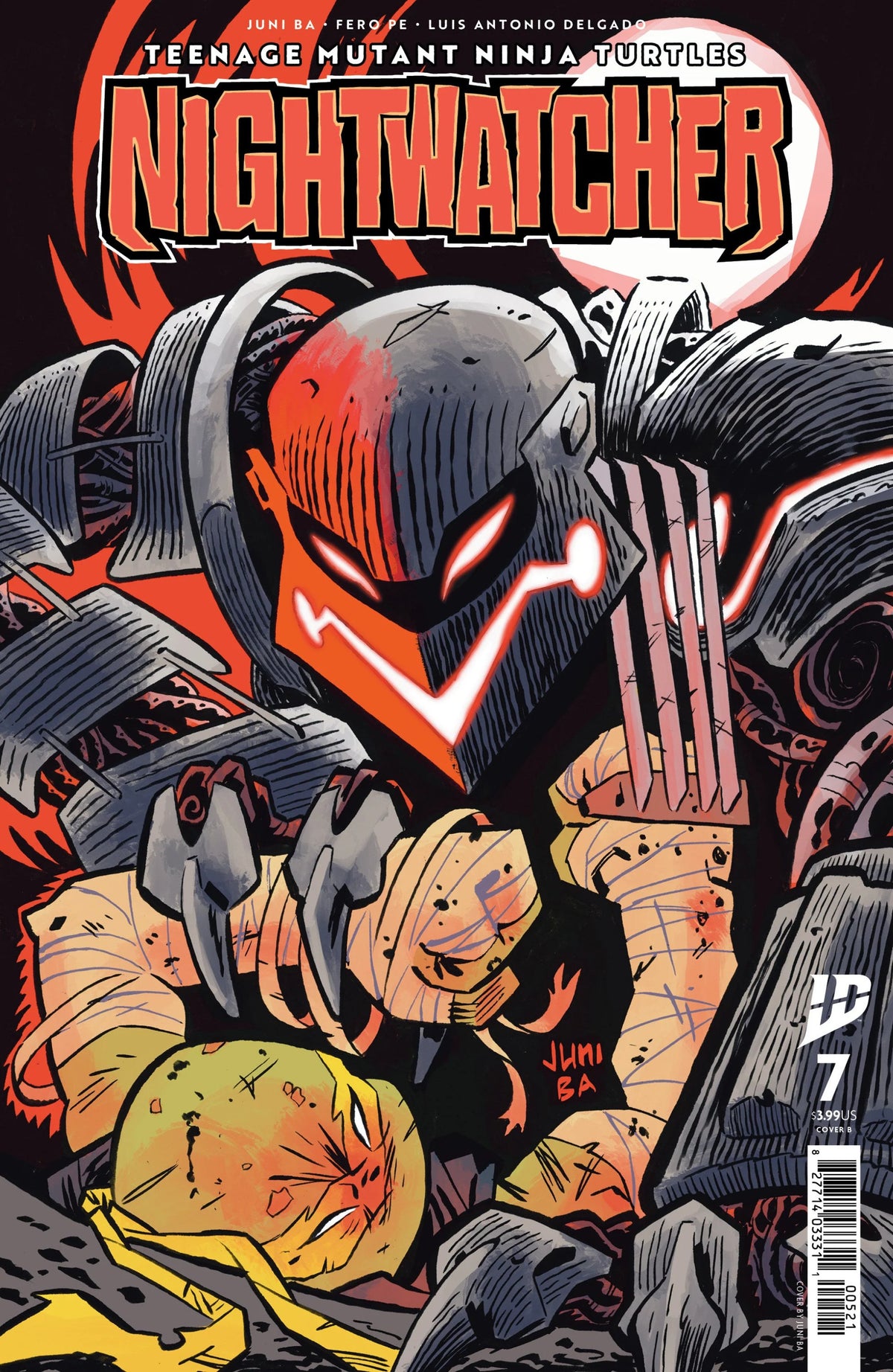 Teenage Mutant Ninja Turtles: Nightwatcher #7 Variant B Ba 04/09/25