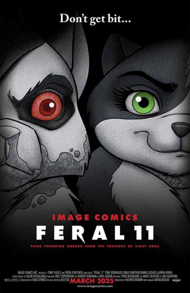 Feral #11 CVR B Trish Forstner & Allen Passalaqua Homage Variant 03/26/25