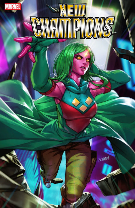 New Champions #3 Derrick Chew Viv Vision Variant 03/19/25
