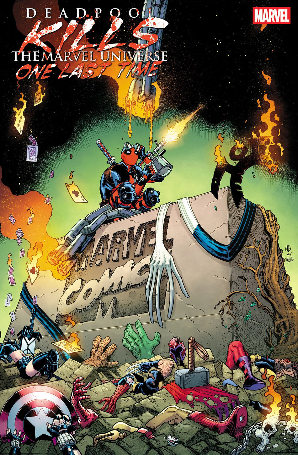 Deadpool Kills the Marvel Universe One Last Time #1 Nick Bradshaw 1:25 Variant 04/02/25